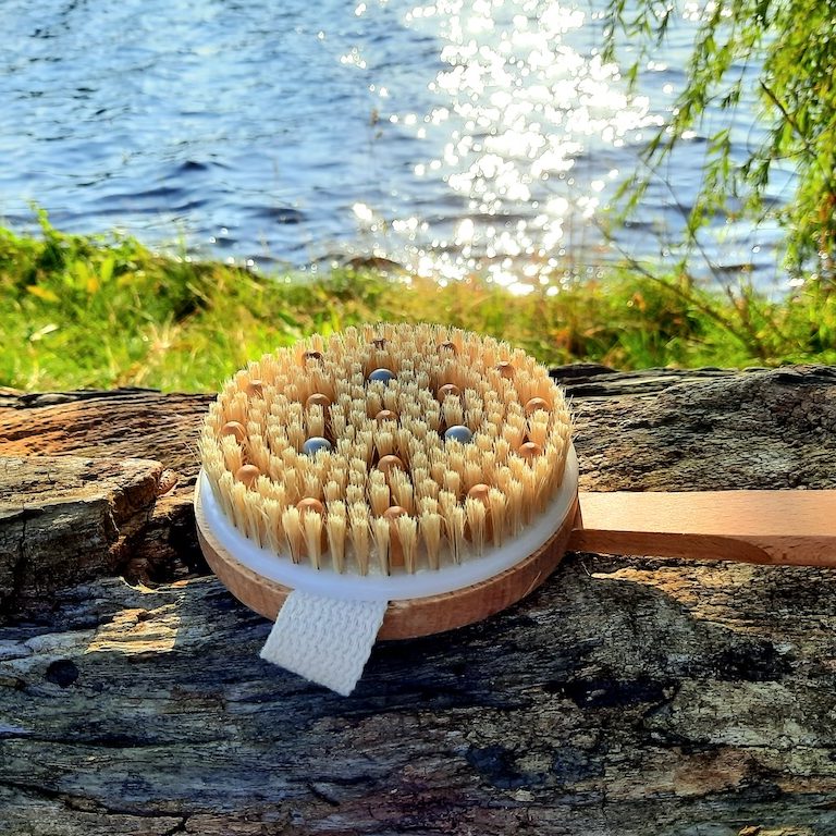 Trockenmaasgebürste mit Magneten